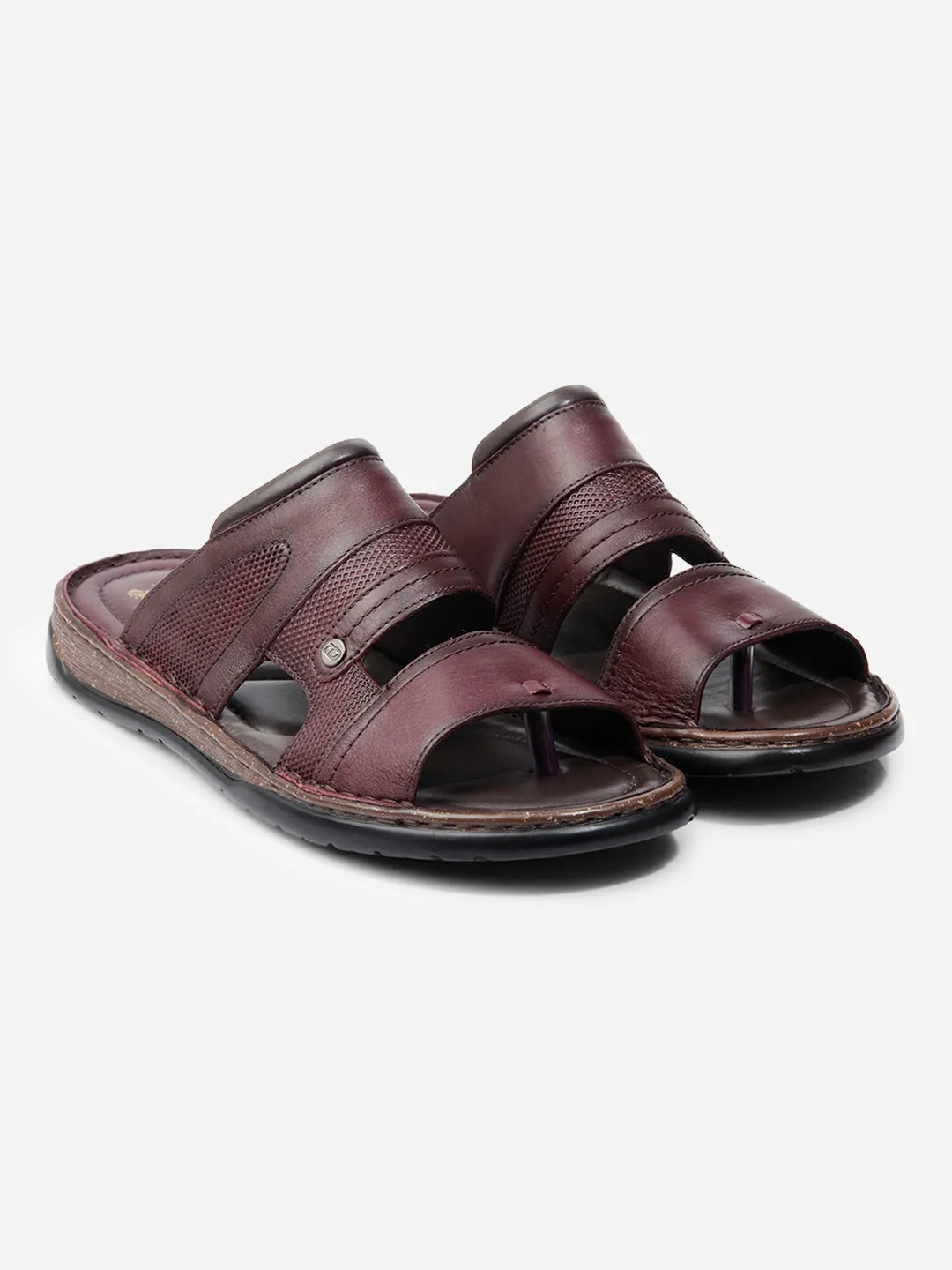 Men Wine Sandal / Slipper (ID4216)