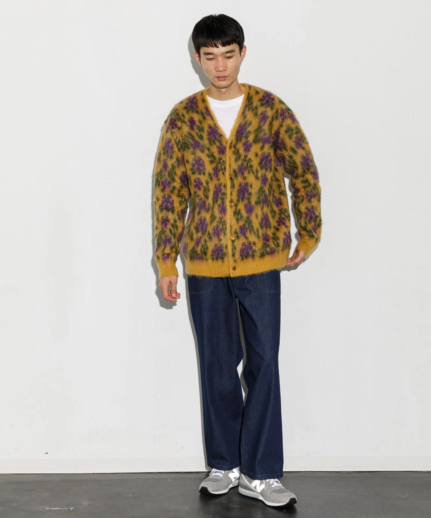 【MEN】NEEDLES Mohair Cardigan-Flower