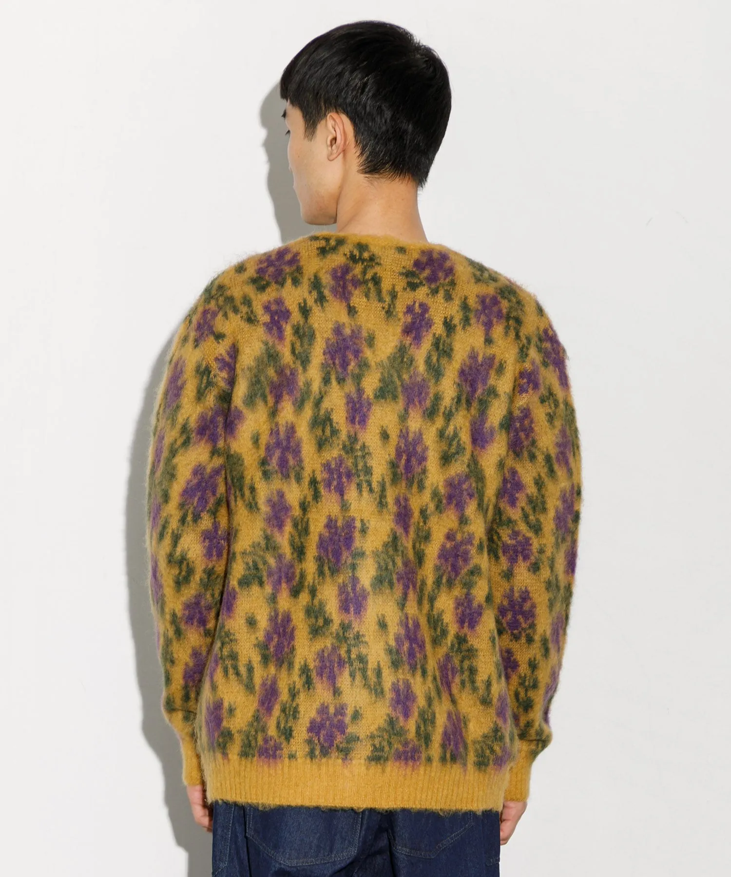 【MEN】NEEDLES Mohair Cardigan-Flower