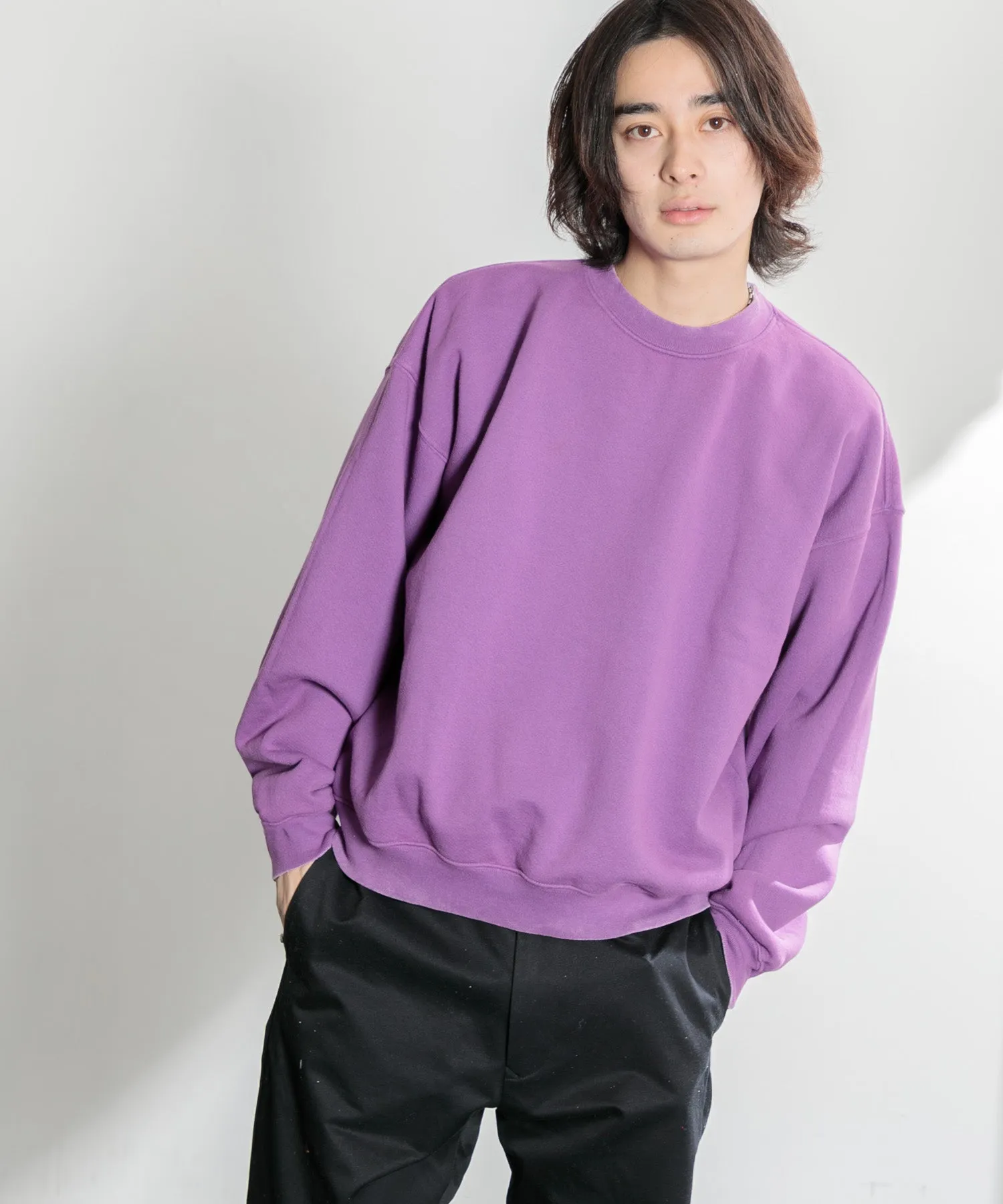 【MEN】OVERSIZED PULLOVER SWEAT TSHIRT