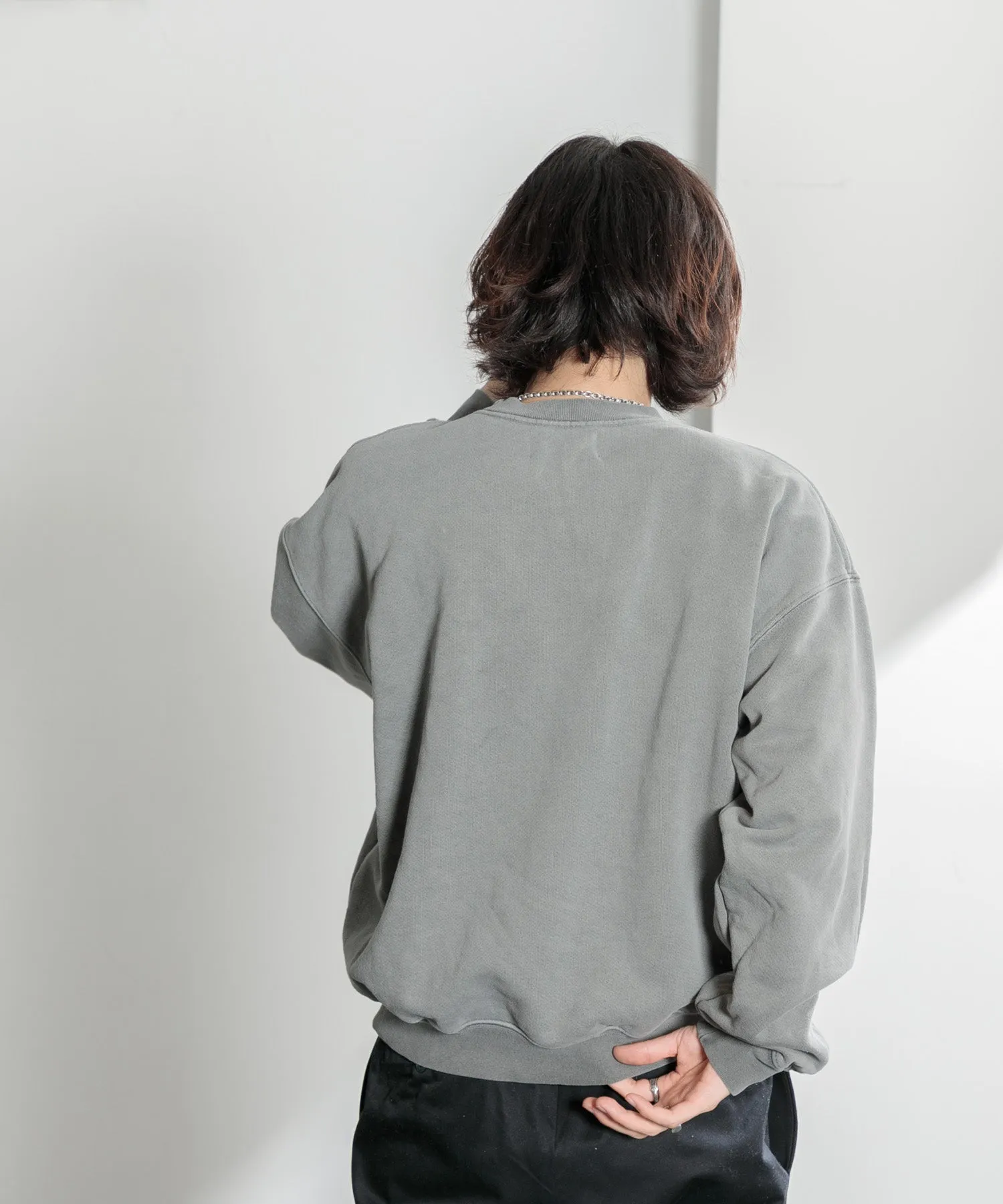 【MEN】OVERSIZED PULLOVER SWEAT TSHIRT