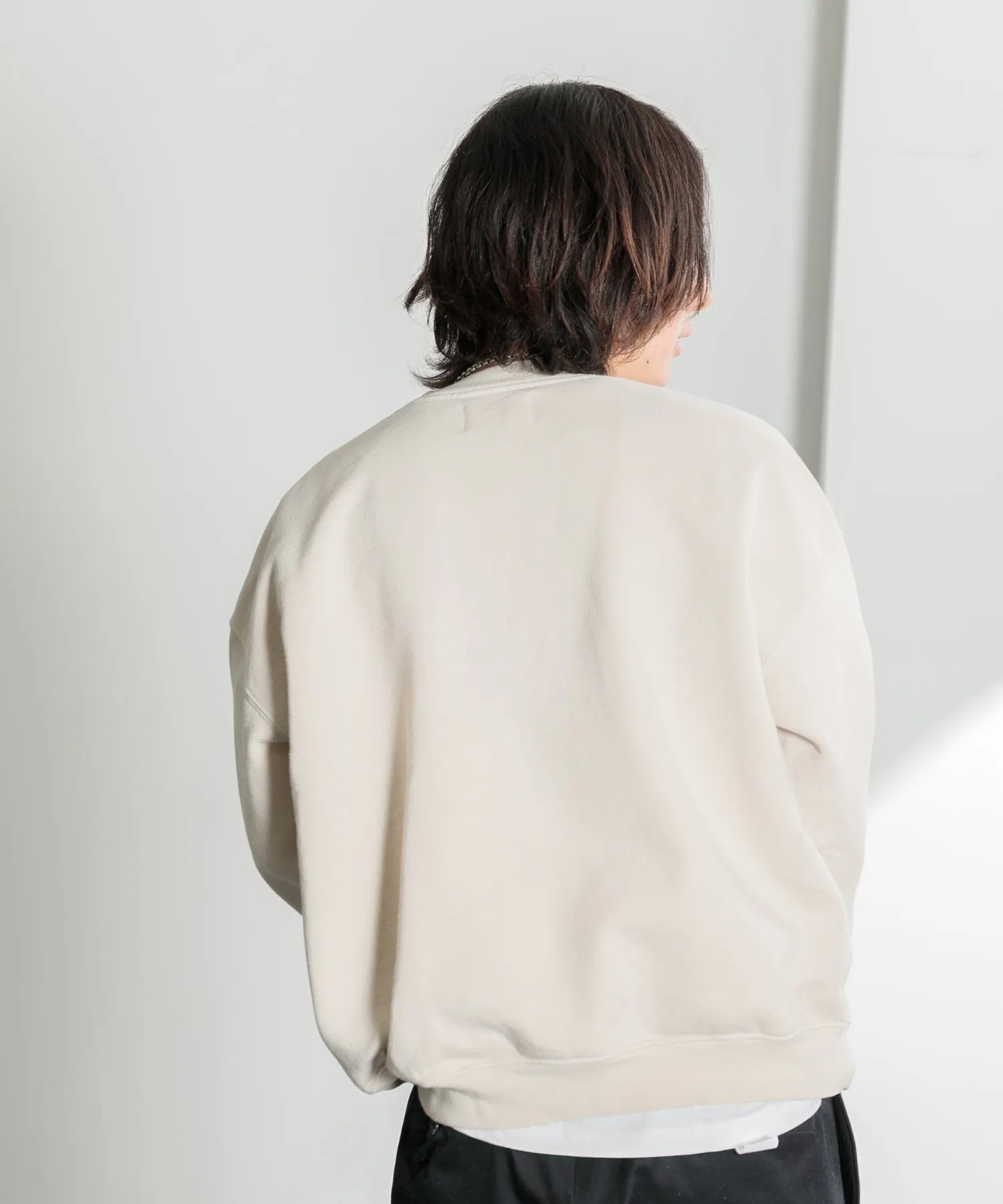 【MEN】OVERSIZED PULLOVER SWEAT TSHIRT