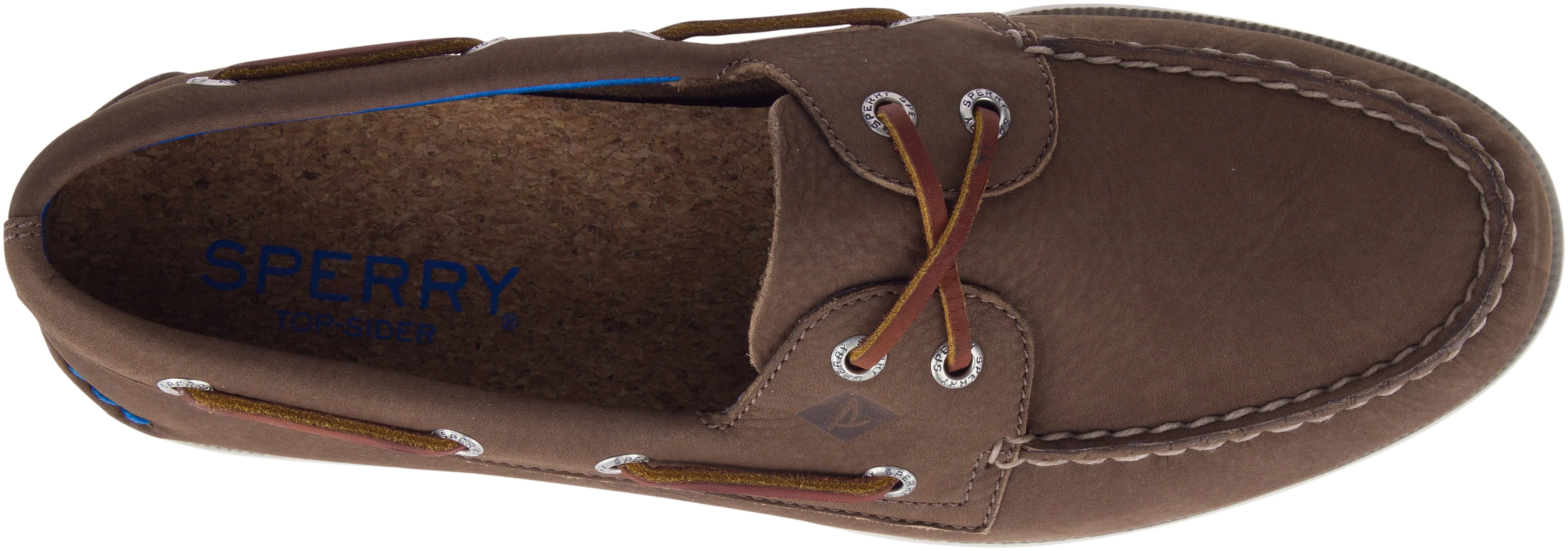 Men's Authentic Original Plush Boat Shoe - Brown (STS19261)