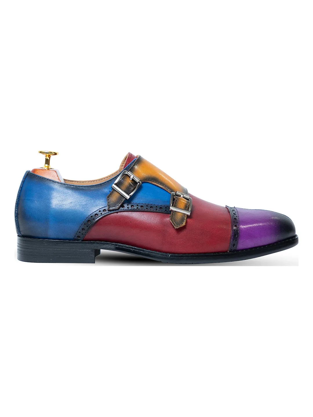 Petro Al casa Multi Colour Monk Strap