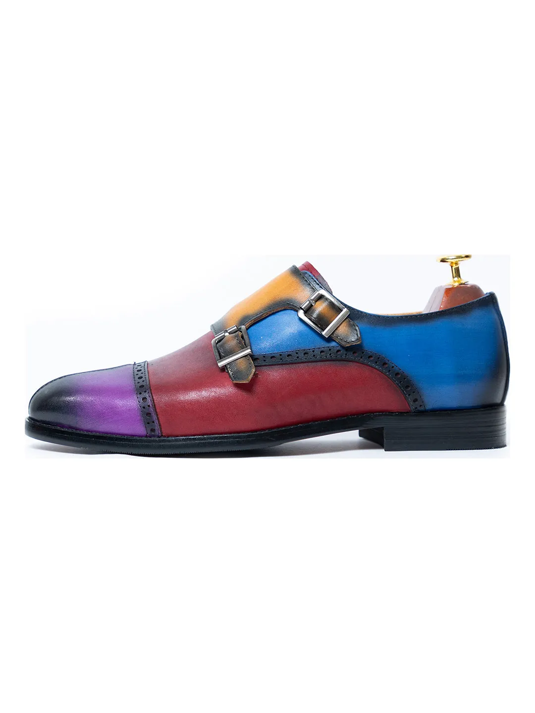 Petro Al casa Multi Colour Monk Strap