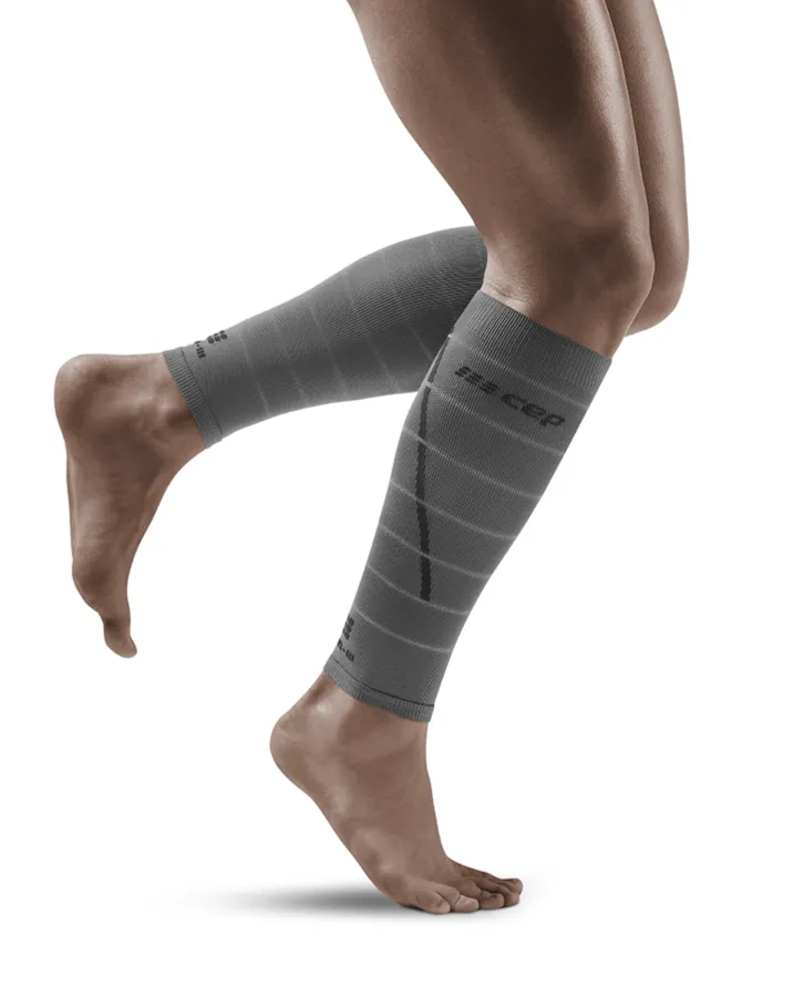 Reflective Compression Calf Sleeves, Men