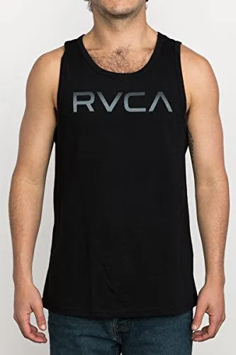 RVCA MEN'S BIG GRADIENT TANK, BLACK, LARGE