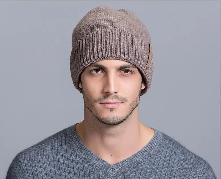 Slouchy Knit Beanie for Men