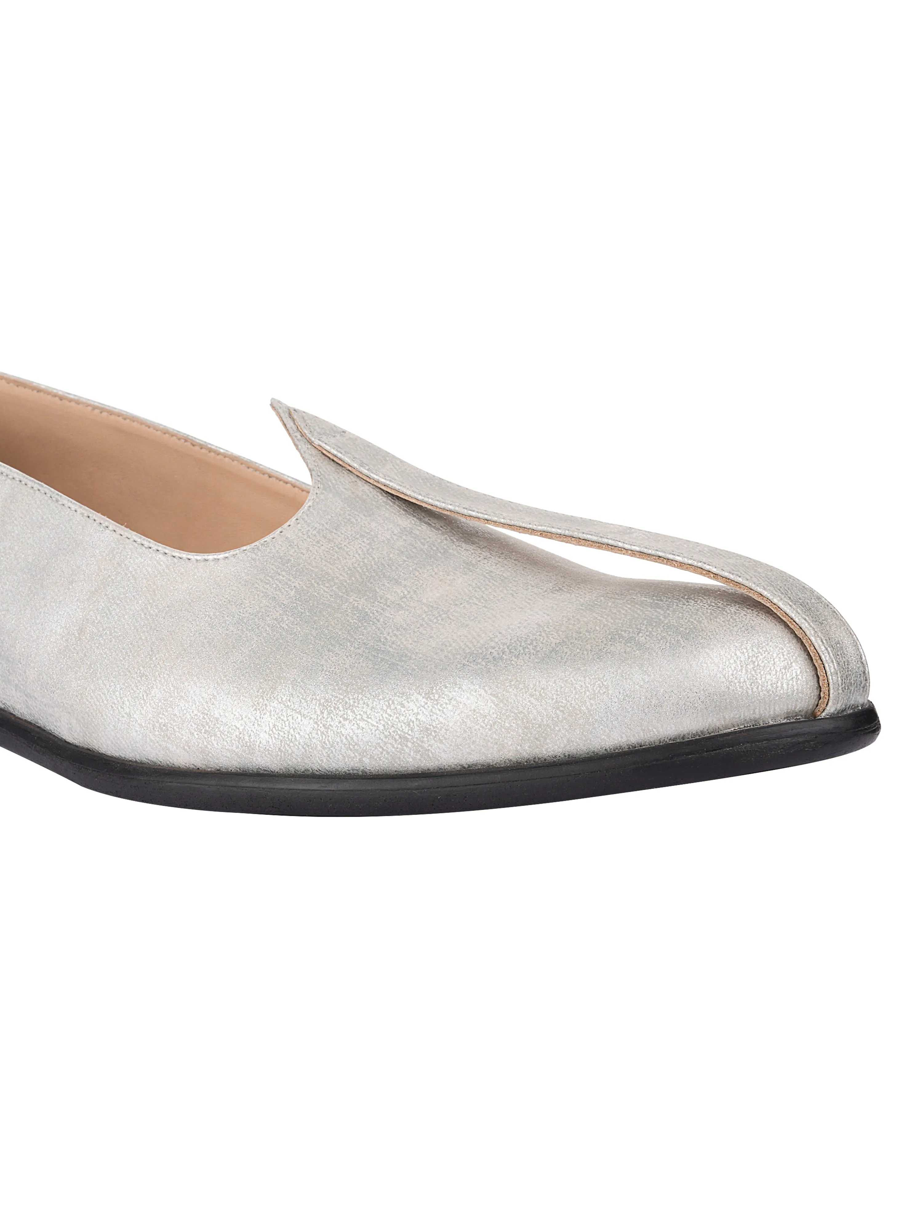 Sparkling Grey Mojri For Men