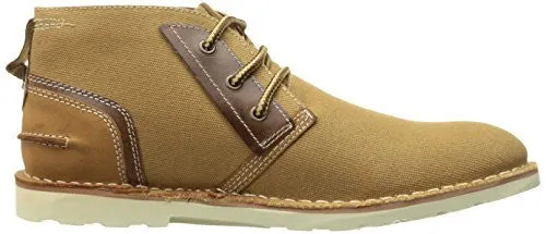 STEVE MADDEN MEN'S INTRUDER CHUKKA BOOT, TAN FABRIC, 8 M US