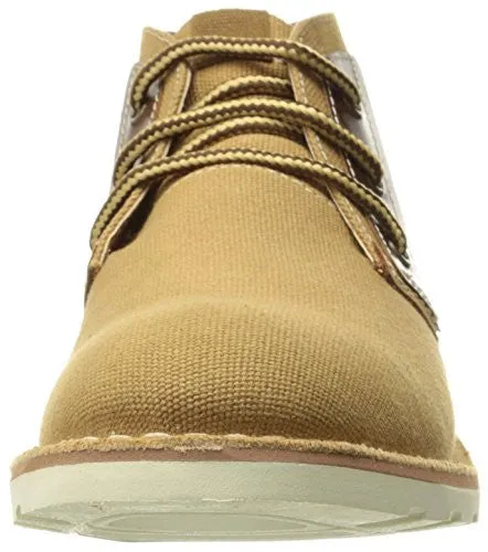 STEVE MADDEN MEN'S INTRUDER CHUKKA BOOT, TAN FABRIC, 8 M US