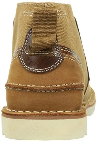 STEVE MADDEN MEN'S INTRUDER CHUKKA BOOT, TAN FABRIC, 8 M US