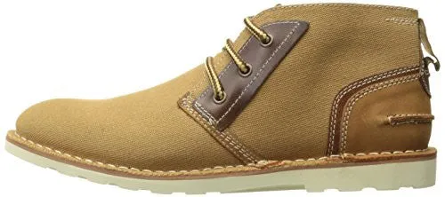 STEVE MADDEN MEN'S INTRUDER CHUKKA BOOT, TAN FABRIC, 8 M US