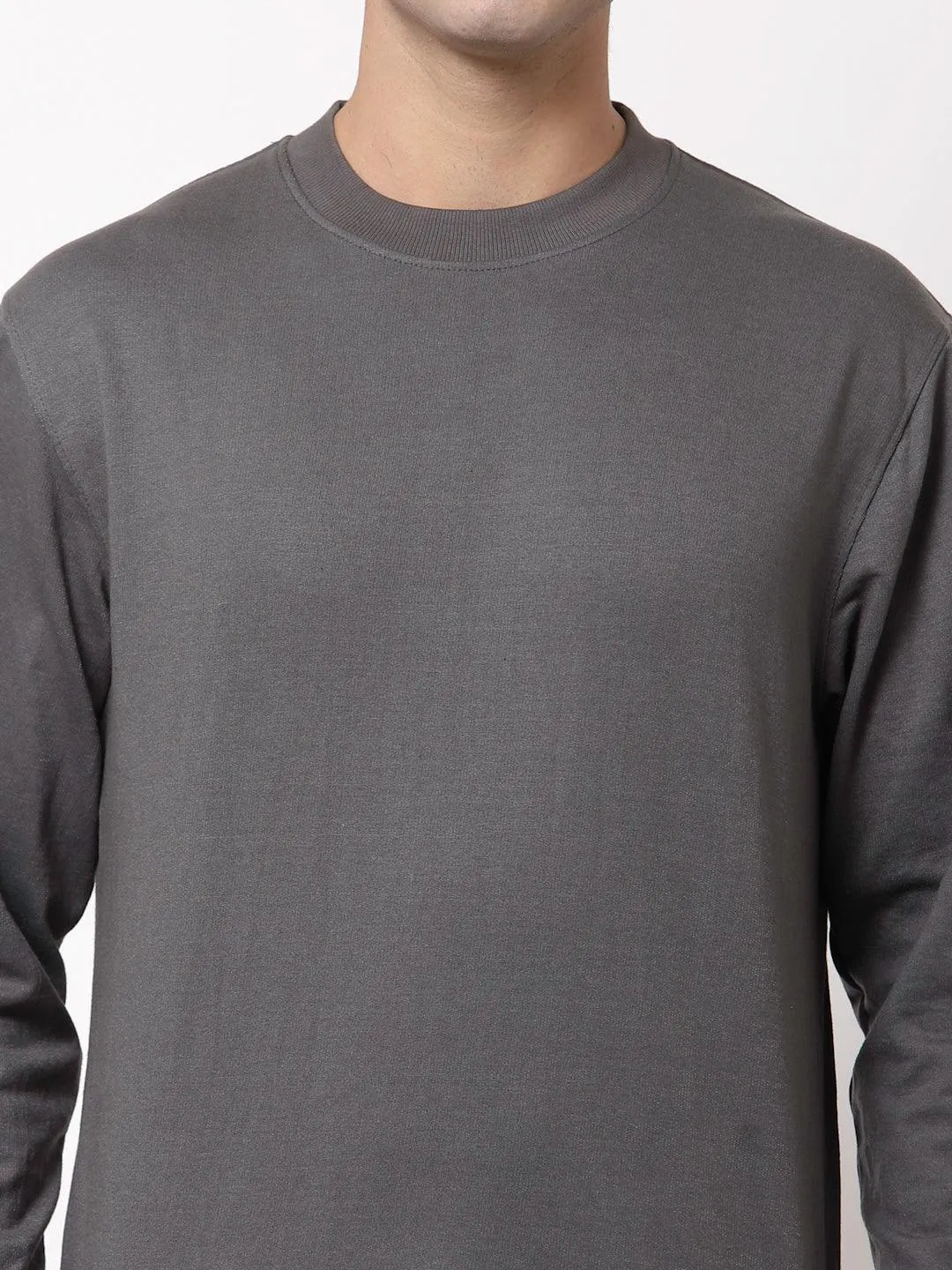 Style Quotient Men Grey Sweatshirt