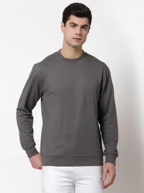 Style Quotient Men Grey Sweatshirt