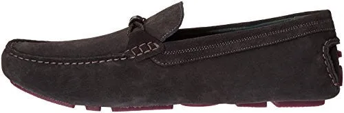 TED BAKER MEN'S CARLSUN 2 SLIP-ON LOAFER, DARK GREY SUEDE, 9 M US