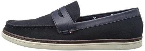 TOMMY HILFIGER MEN'S LYONS2 SLIP-ON LOAFER, NAVY, 13 M US