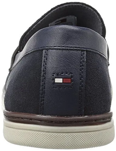 TOMMY HILFIGER MEN'S LYONS2 SLIP-ON LOAFER, NAVY, 13 M US