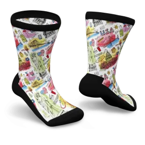 Travel USA Non-Binding Diabetic Socks