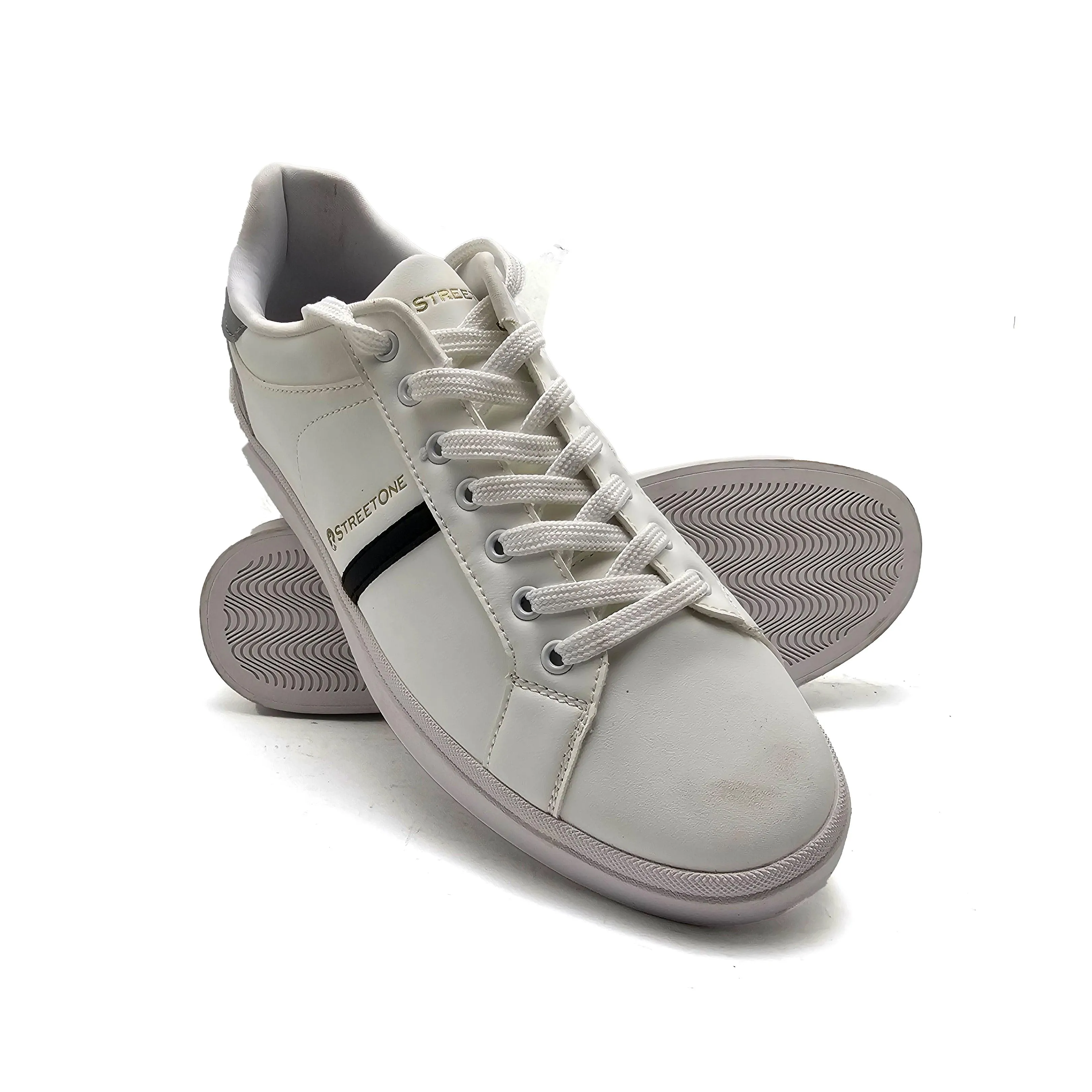 White Grey Casual Sneakers