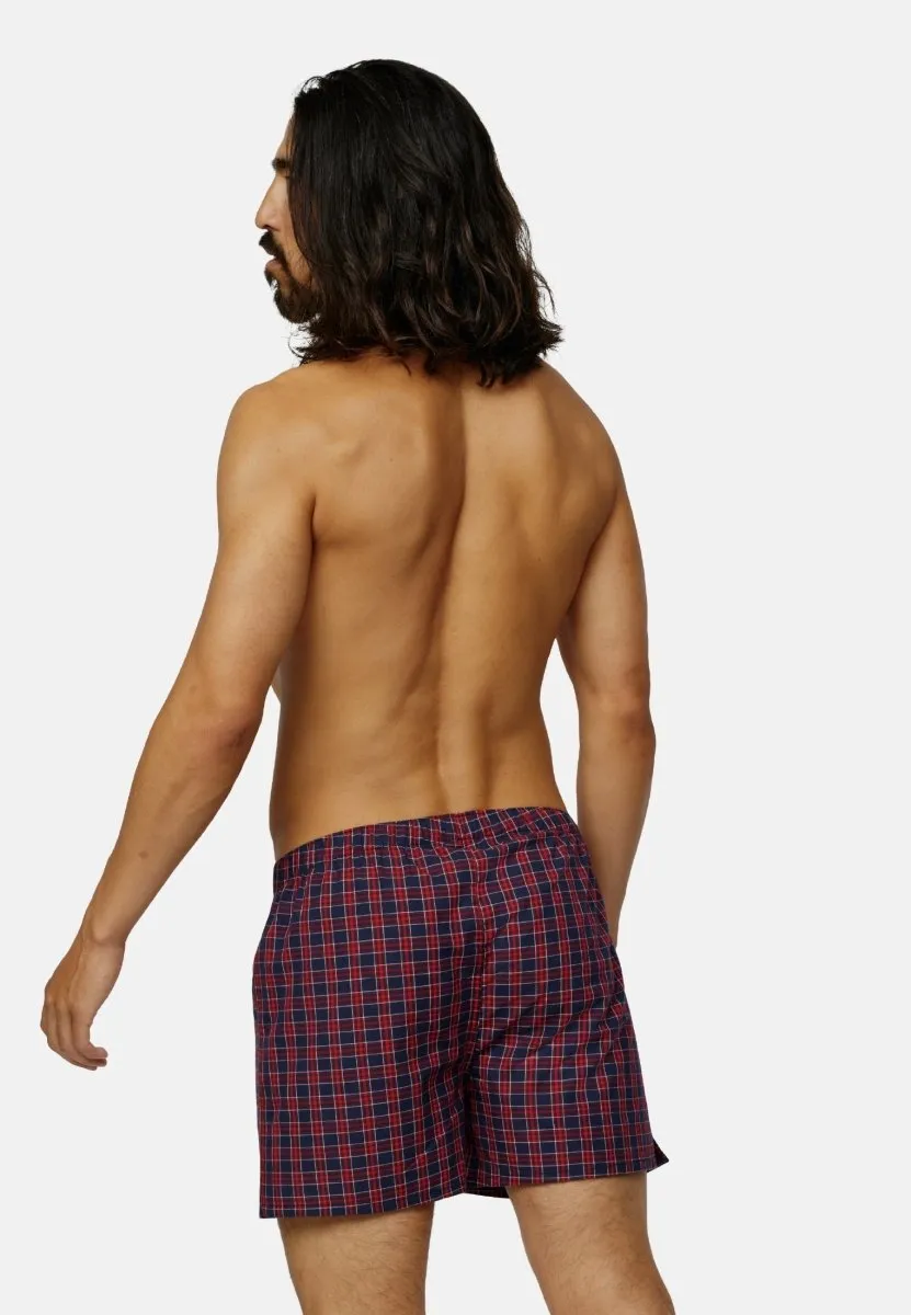 WOVEN BOXER SHORTS FOR MEN