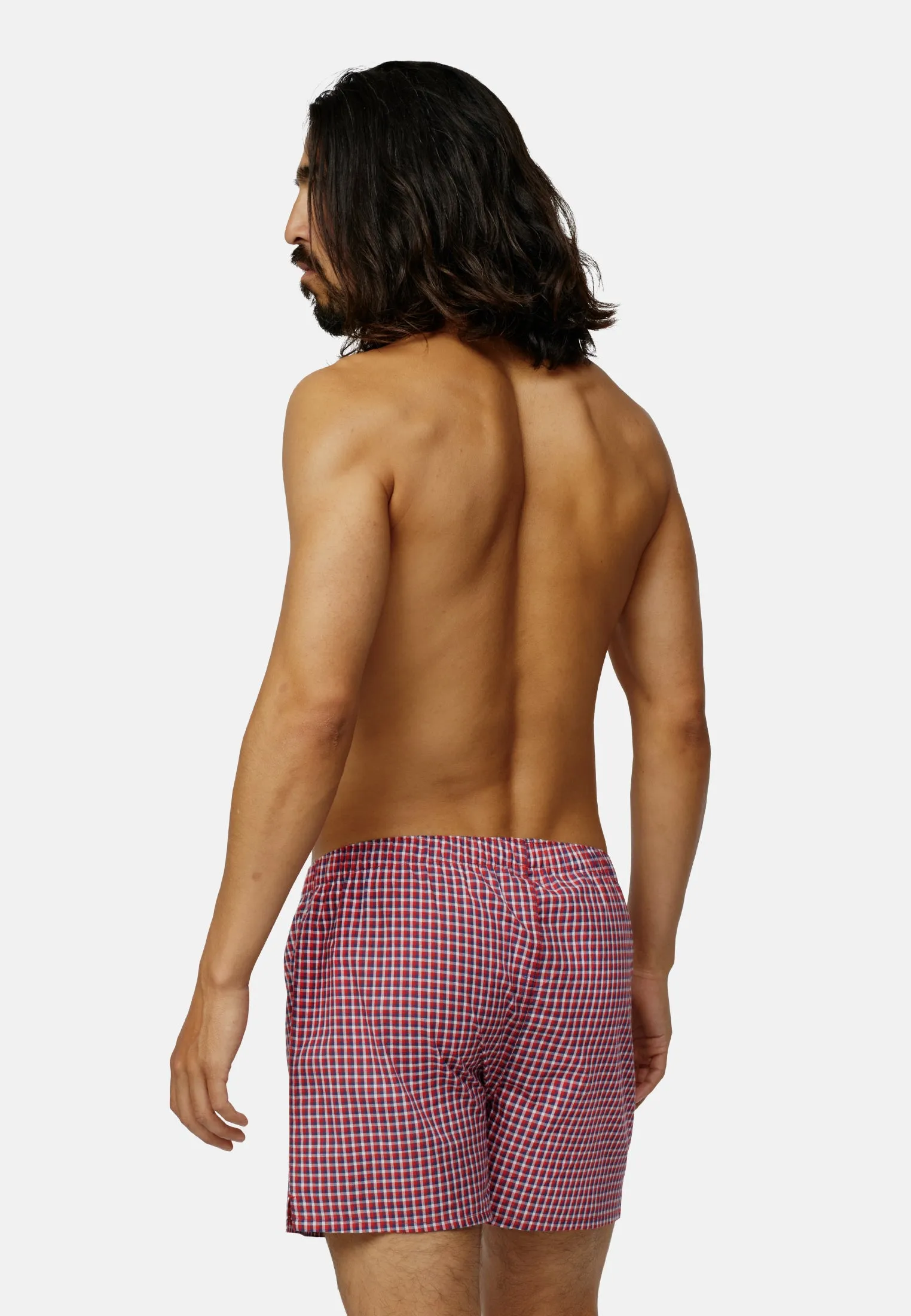 WOVEN BOXER SHORTS FOR MEN