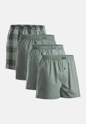 WOVEN BOXER SHORTS FOR MEN